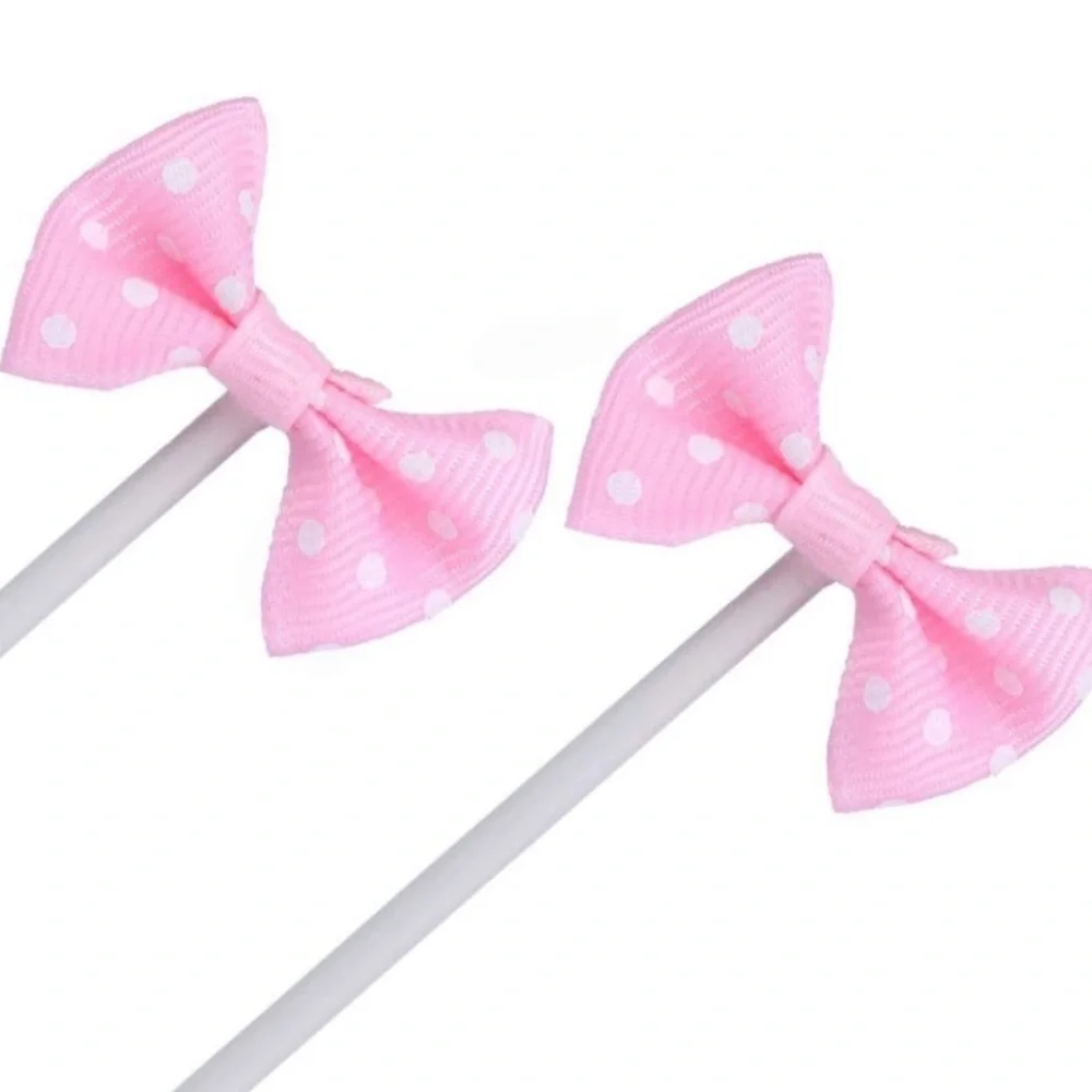 Bowknot Cupcake and Cake Toppers 20 Pieces NWT